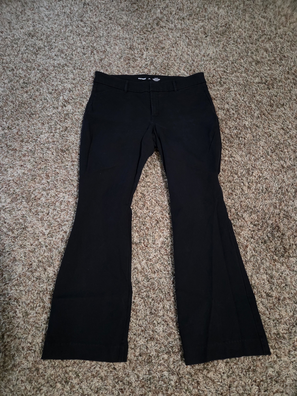 Old Navy Black Boot-Cut Dress Pants